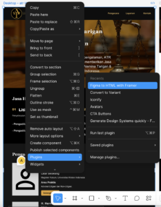 copy figma to framer